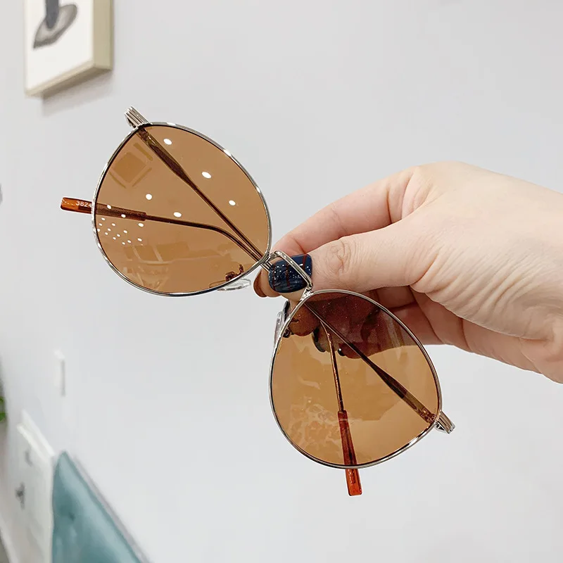 Солнцезащитные очки-бабочки женские винтажные большие солнечные очки в