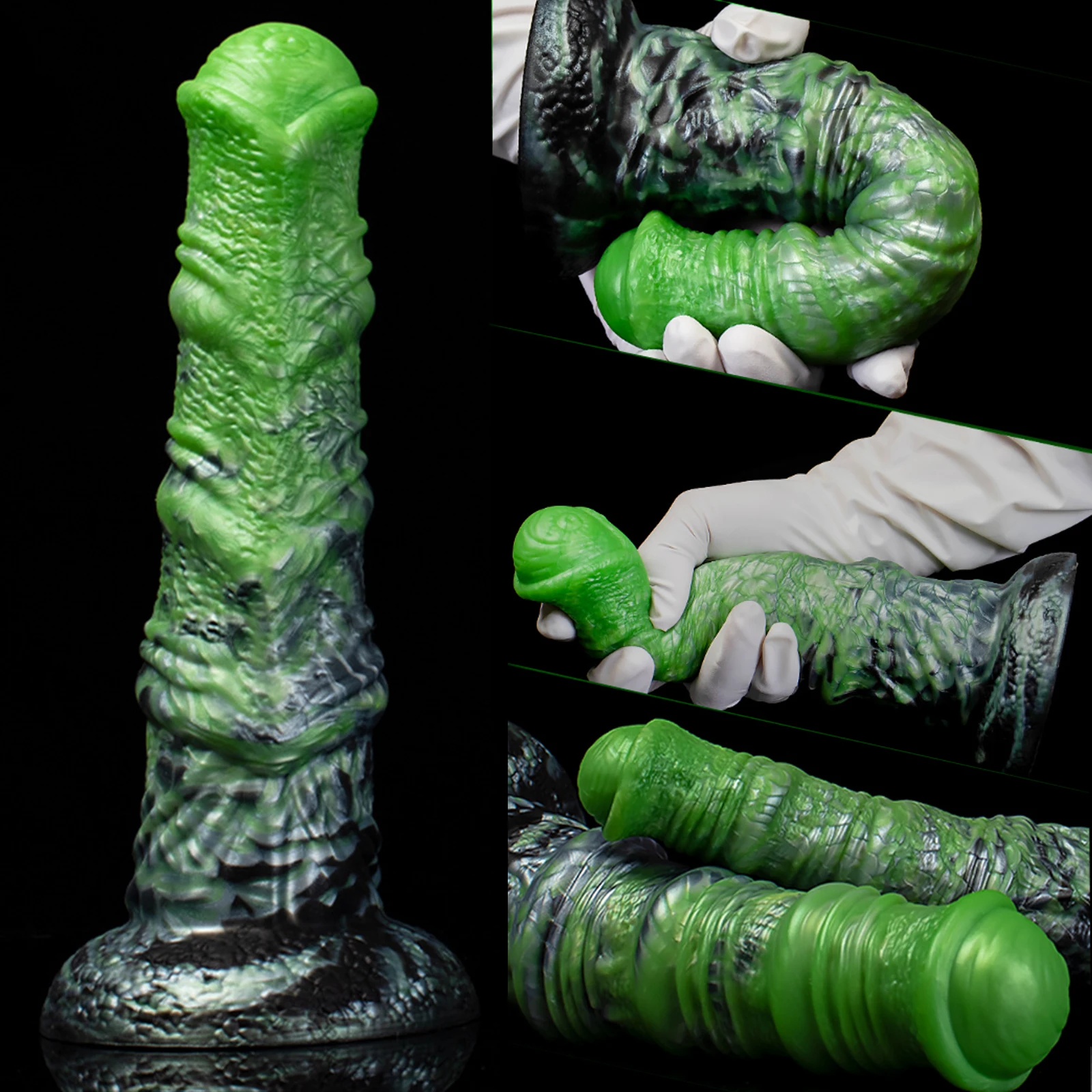 Огромный фэнтезийный конский фаллоимитатор мягкий жидкий силикон вагинальная