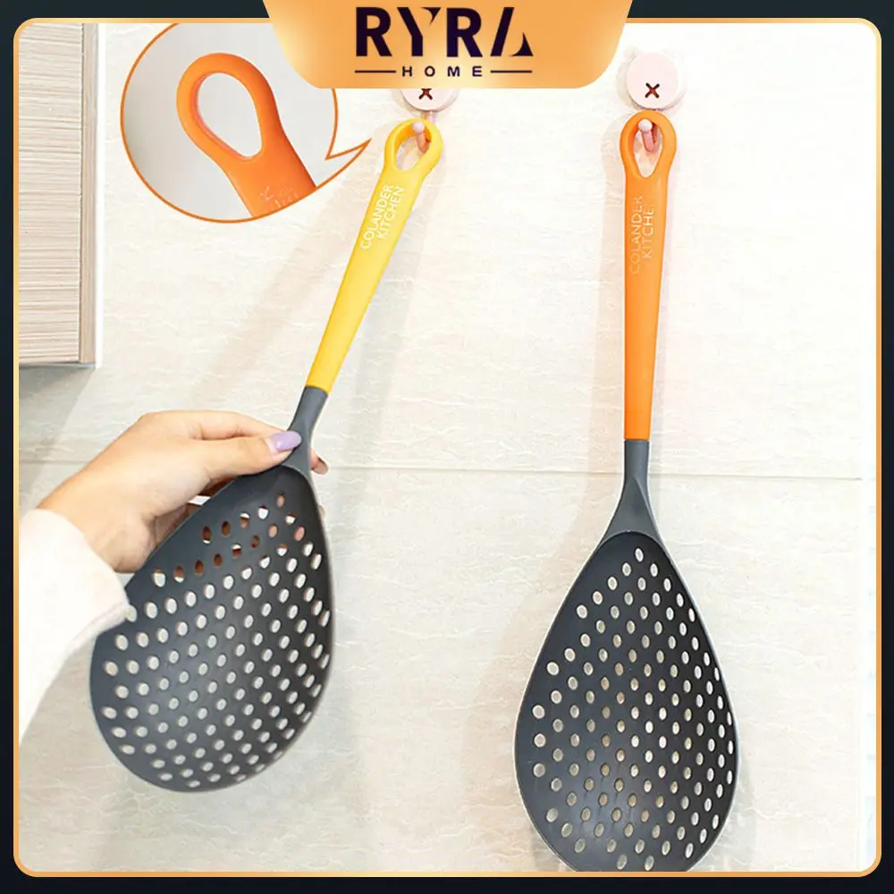 

Household Dumplings Scoops Non-stick Pan Strainers Plastic Quick Drain Long Handle Net Spoon Drainer Scoop Multifunctional Large