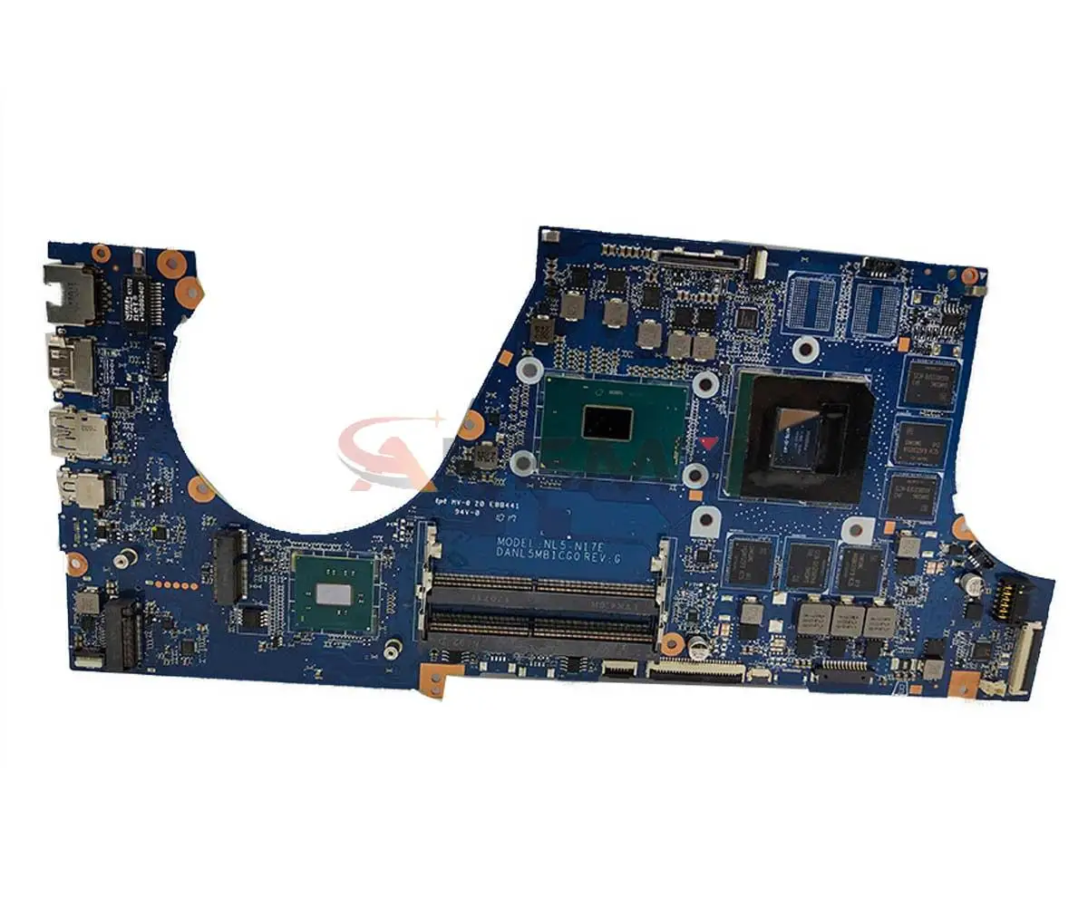 

Akemy NL5-N17E DANL5MB1CF0 для CLEVO X7A материнская плата для ноутбука i7 7700HQ GTX1070M 8G DDR4 100% протестированная работа