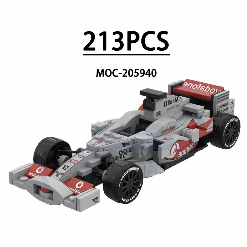 MOC- 205940 Строительный блок F1 раллийный автомобиль MP4/23 мини-гоночная модель 213 шт.