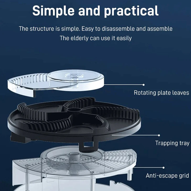 Ловушка для мух и насекомых электронный отпугиватель вредителей комнатный
