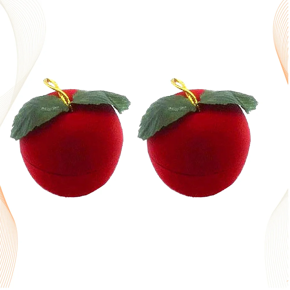 2 Pcs Exquisite Ring Case Earring Jewelry Box Proposal Ring Holder Jewelry Box Earrings Cute Engagement Ring Jewelry packaging