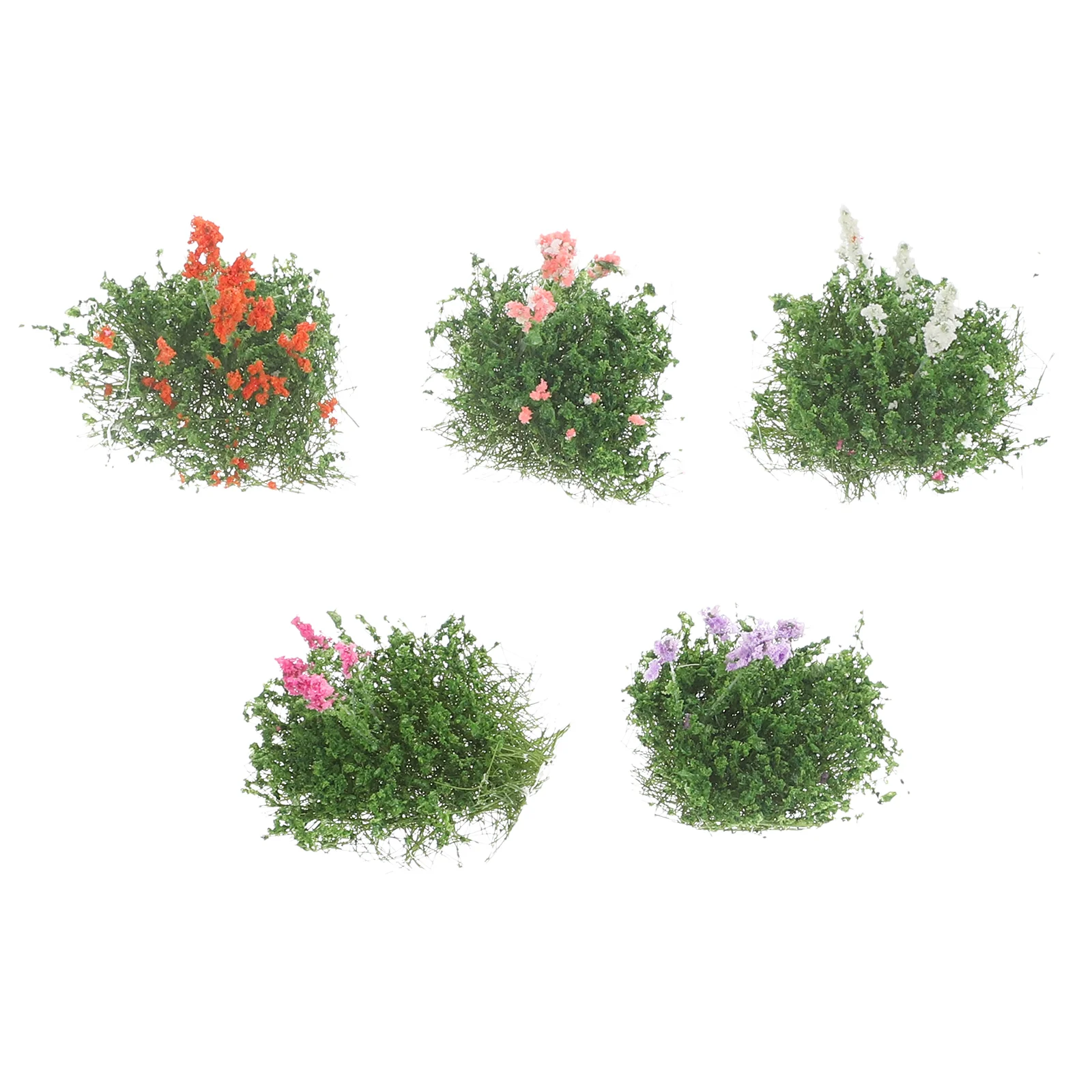 

Miniature Artificial Flower Cluster Simulated Tuft Decor Sand Table Scenery DIY