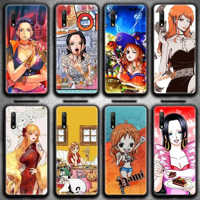 

One Piece Nami Phone Case For Huawei Nova 6se 7 7pro 7se honor 7A 8A 7C 9C Play