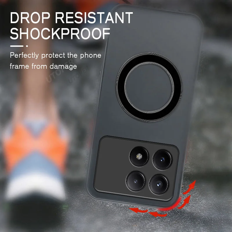 Матовый магнитный чехол для Xiaomi Mi 14T 14TPro 13T 13TPro жесткий с полным покрытием FOr Mi14