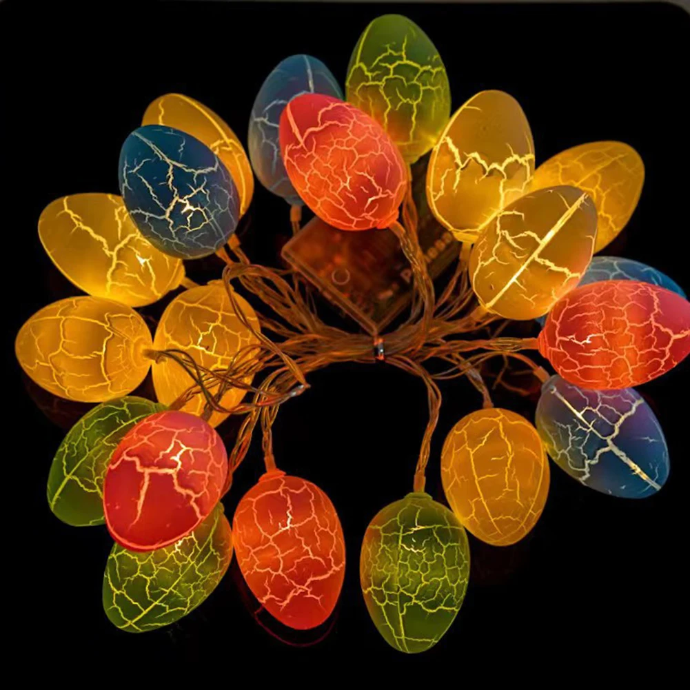 

10/20LED Easter Egg String Lights Art Crafts Christmas Tree Egg String Lamp Christmas Gift Ornaments for Valentines Day
