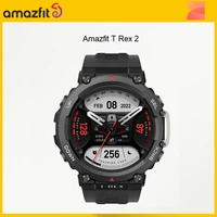 amazfit t rex 2 smartwatch military graded 5 gps satellite fitness with heart rate sleep spo2 monitor 24 day battery
