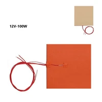 12v 100w quick heat silicone heater pad 10x10cm engine oil tank rubber electric heating plate mats warming accessories