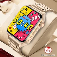 2022 new nfc smartwatch men amoled hd screen always display the time bluetooth call ip67 waterproof smart watch for xiaomibox