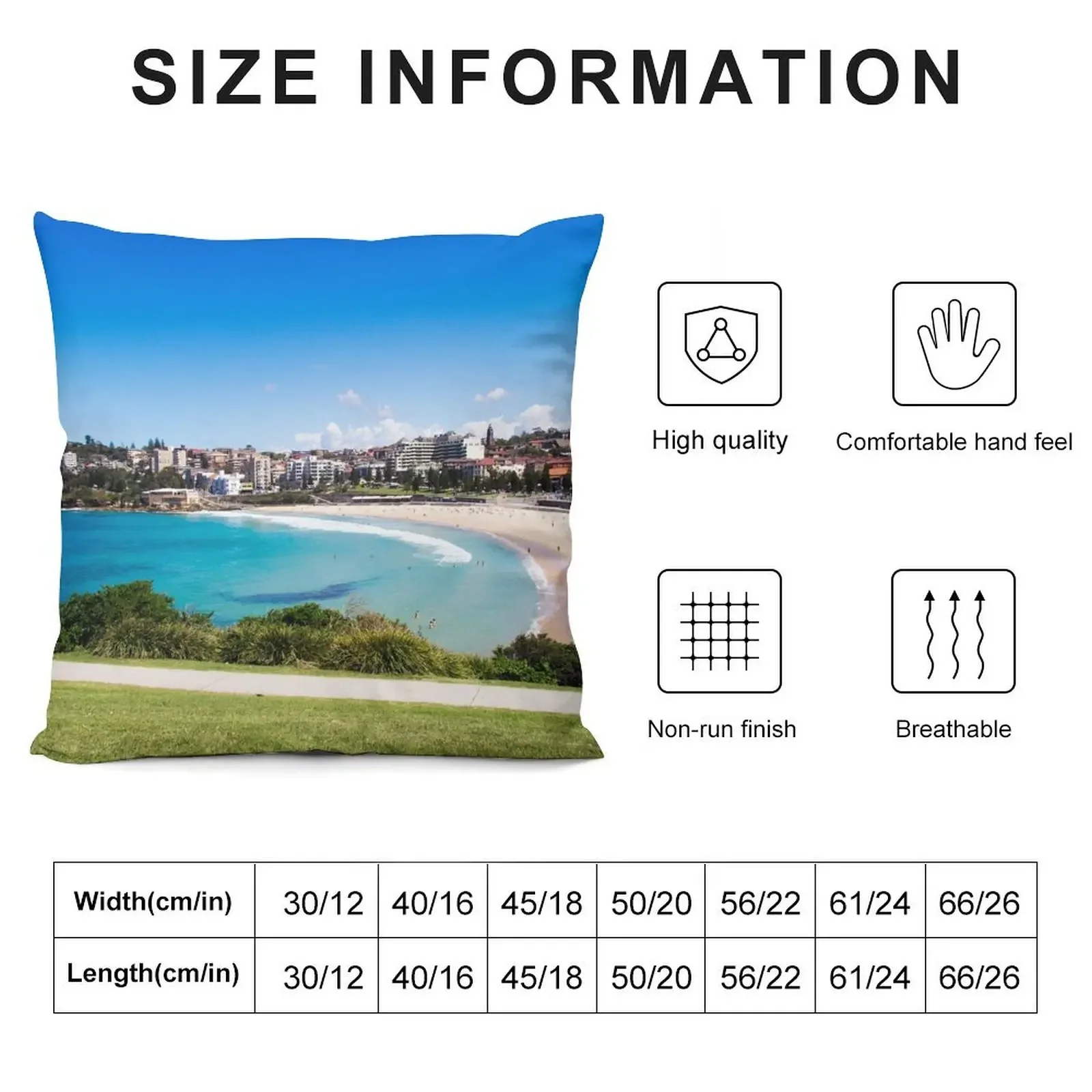 Фото Пляжная подушка Coogee, наволочки для кровати, декоративная наволочка, декор подушки, чехол для дивана, подушка №3