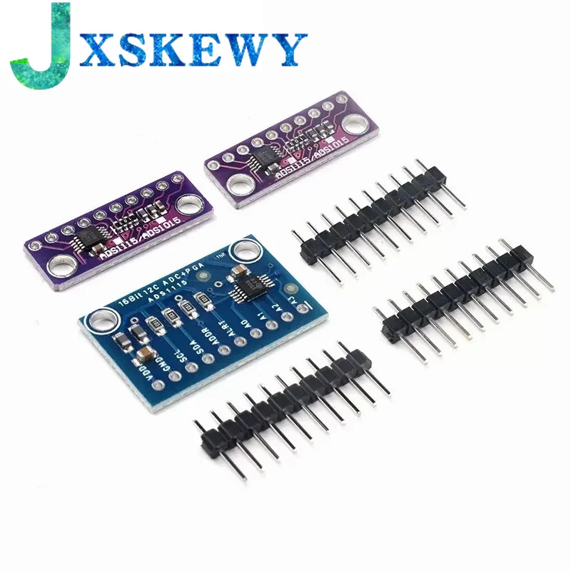 ADS1115 16-битный модуль I2C прецизионный АЦП 4-канальная макетная плата усилитель