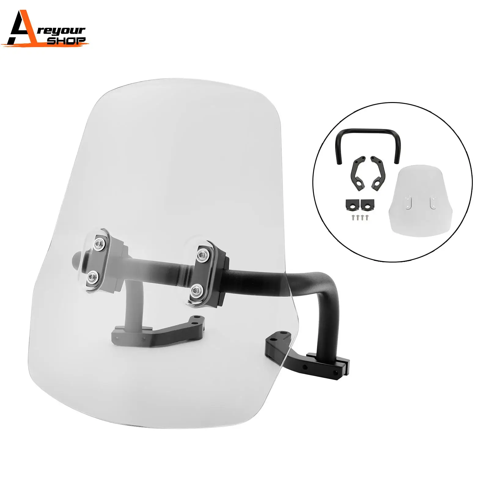 Ветровое стекло и кронштейн Areyourshop для HONDA CRF250L/S CRF250M CRF300L 21-22