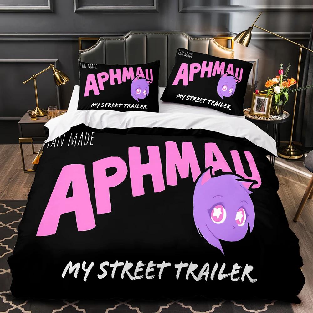 

APHMAU Bedding Set Single Twin Full Queen King Size Kawaii Aphmau Bed Set 3D Print 035 Aldult Kid Bedroom Duvetcover Sets