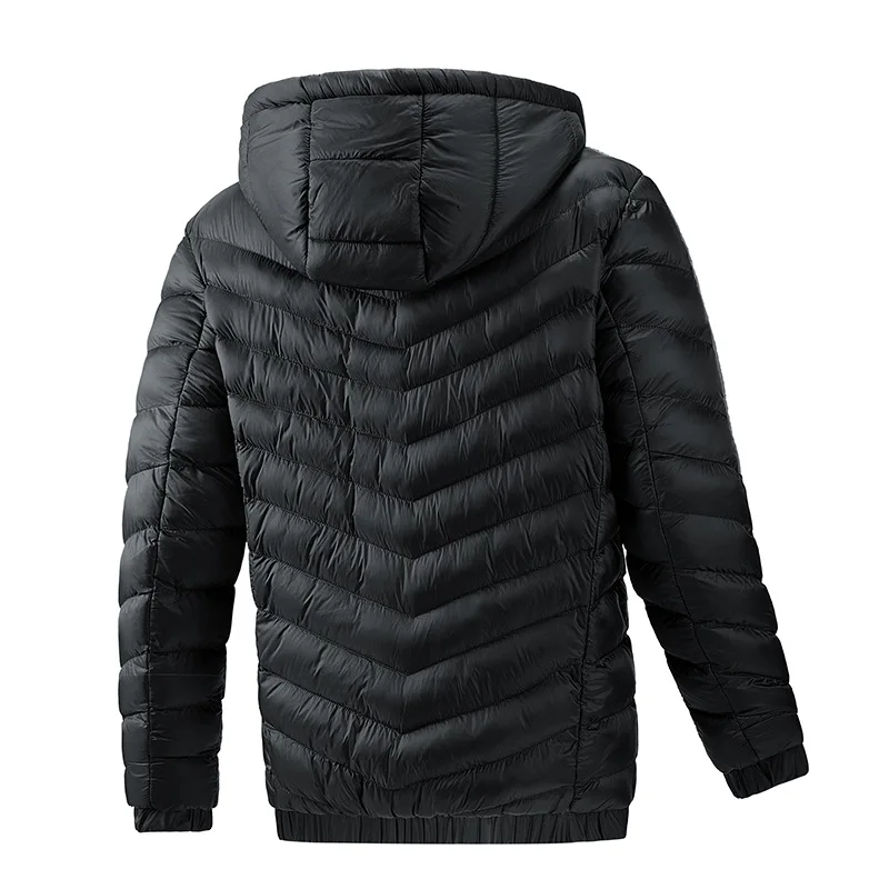 Mens Jacket Cotton Padded Men Wear Double Faced Youth Multi Size Cotton Padded Clothes and Hoodies In Autumn and Winter