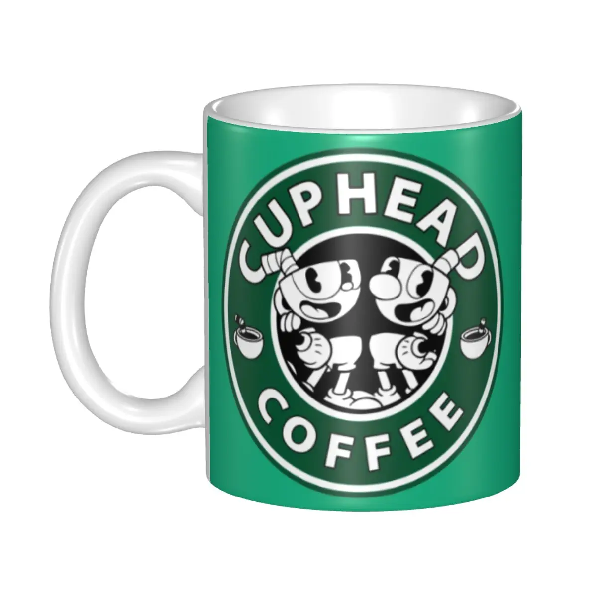 Кофейная кружка Cuphead And Mugman на заказ сделай сам игра стрельба керамическая чашка