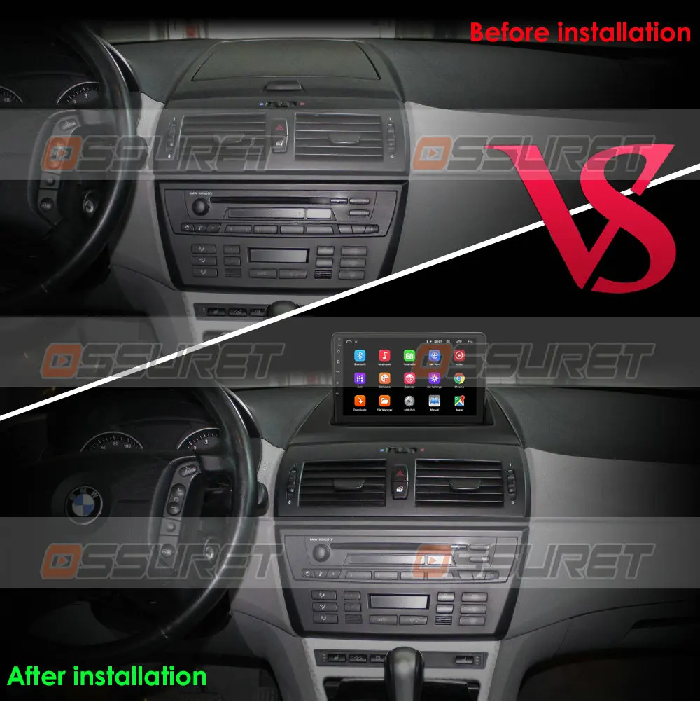 Автомобильный радиоприемник Android для BMW X3 E83 2004 - 2008 2009-2012 Авторадио мультимедийный