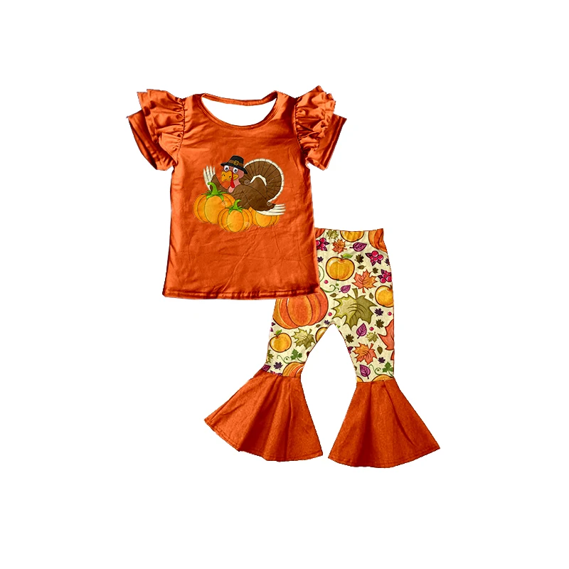 Женская футболка с рукавами-фонариками на День Благодарения |