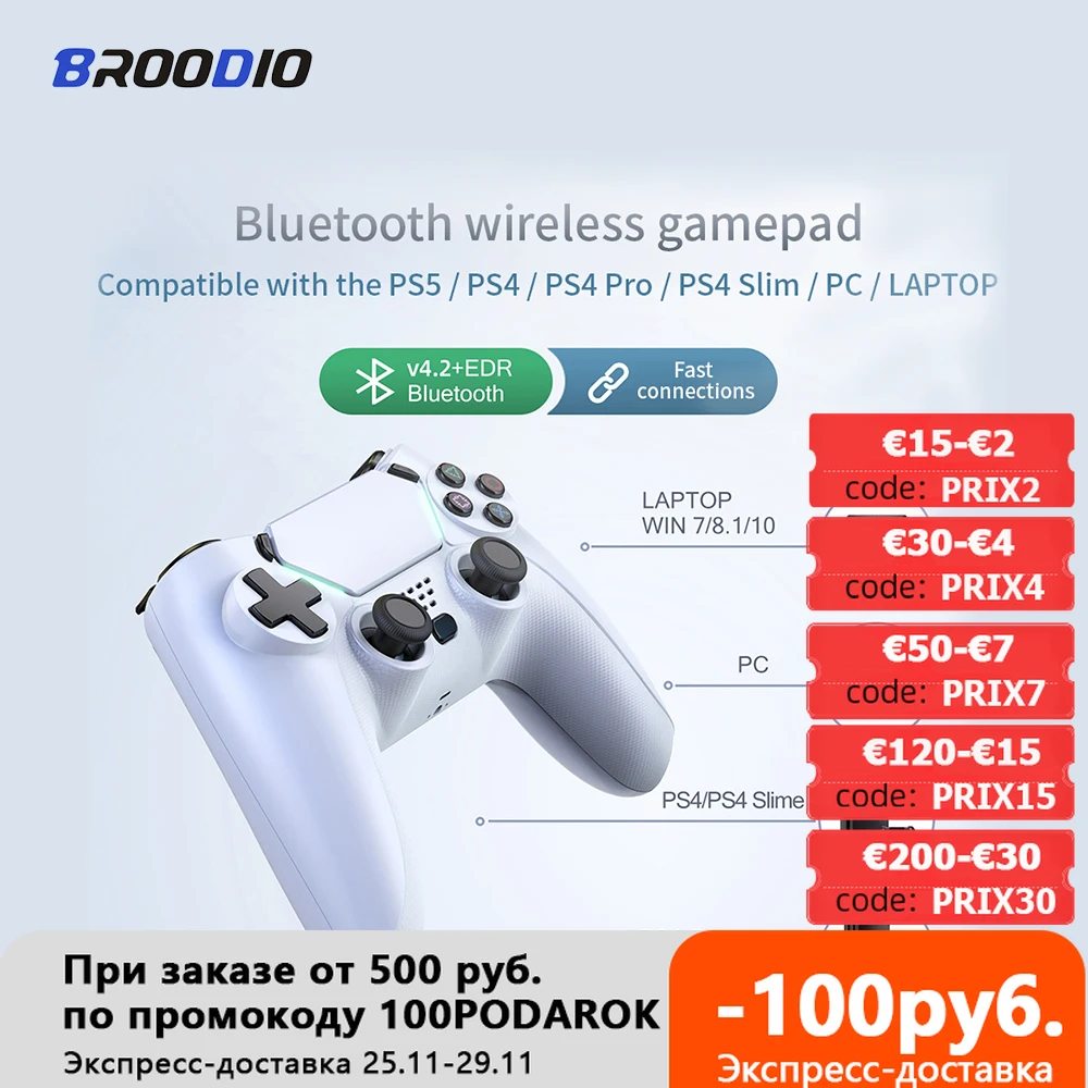 

For Sony PlayStation5 PS4 Controller Wireless Gamepad For PC Control Gaming Controller Joystick PS4 Wireless Bluetooth Gamepads