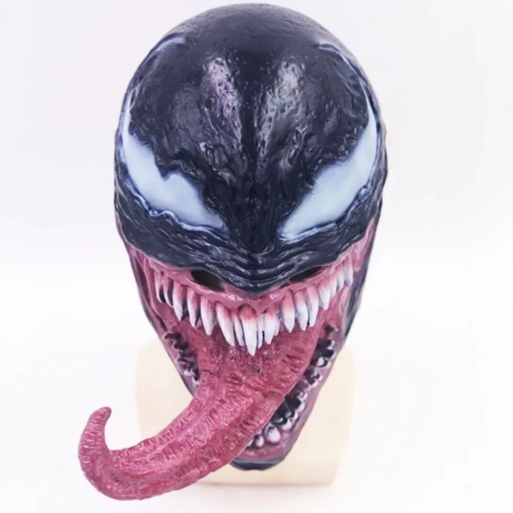 Маска для косплея Venom Long Tongue латексный шлем ужасов унисекс новинка реквизит