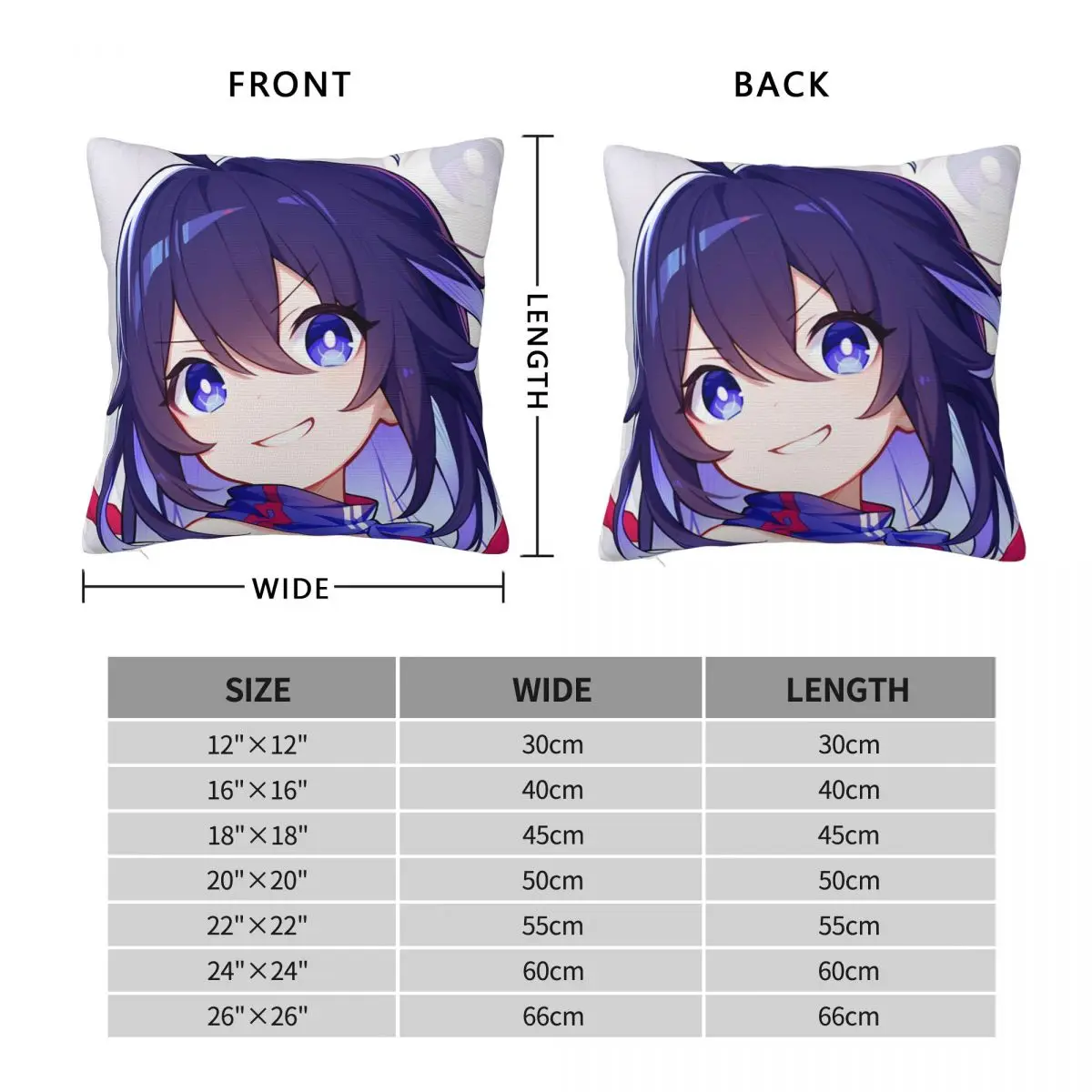 Подушка Seele Game Honkai со звездами наволочка с принтом украшение подушка чехол молния