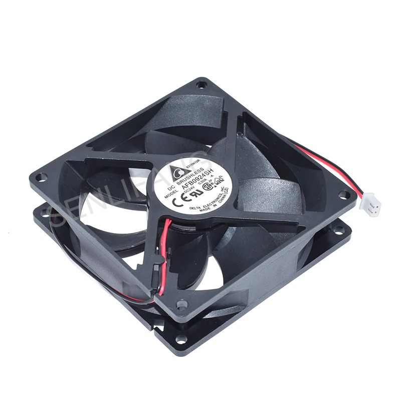 Новый двухжильный серверный инвертор для Delta AFB0924SH DC24V 0.50A 90x90x25 мм осевой