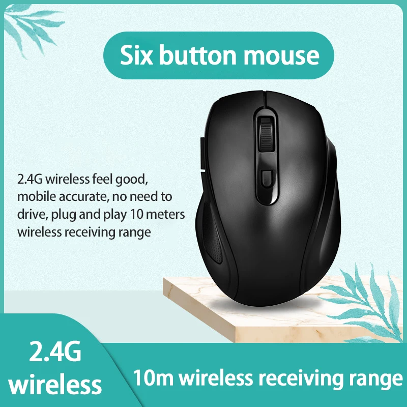 

RYRA 6D 2.4G Rechargeable Wireless Bluetooth Mouse USB Mice 1600 DPI Adjustable For Windows Tablet Laptop Notebook PC MAC OS XP