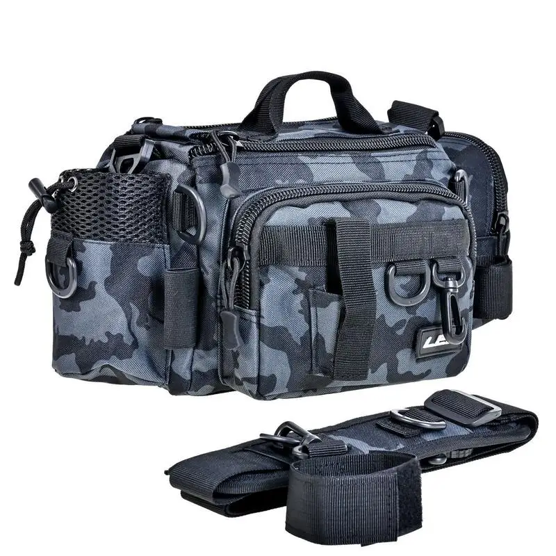 Sling Fishing Tackle Bag Outdoors Fishing Backpack With Removeable Shoulder Strap Fishing Gear Organizer For Saltwater Or