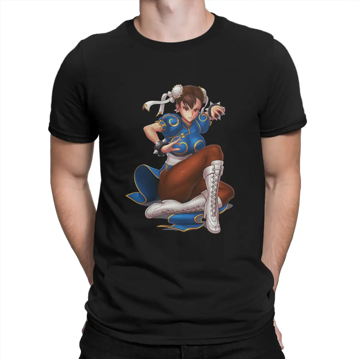 

Game Girl Hip Hop TShirt Street Fighters Leisure T Shirt Summer T-shirt For Adult