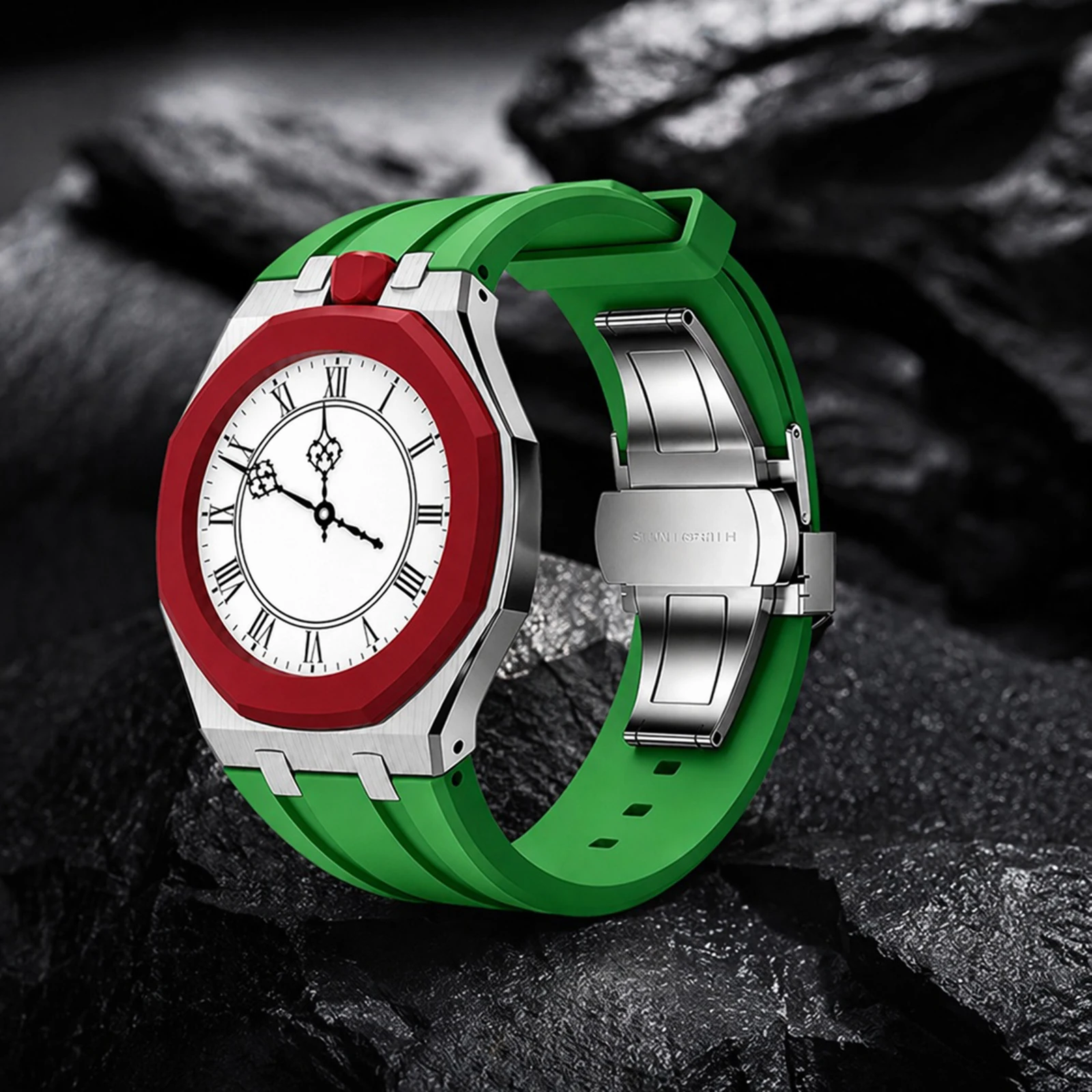 Фото Ремешок для часов Swatch X Royal Pop из нержавеющей стали, износостойкий силиконовый спортивный ремешок для активного отдыха и путешествий №3