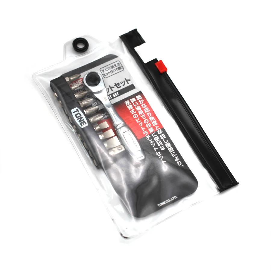 Набор отверток с храповым механизмом TONE 7 в 1 PH/SL/HEX мини-отвертки сделано Японии BR6S