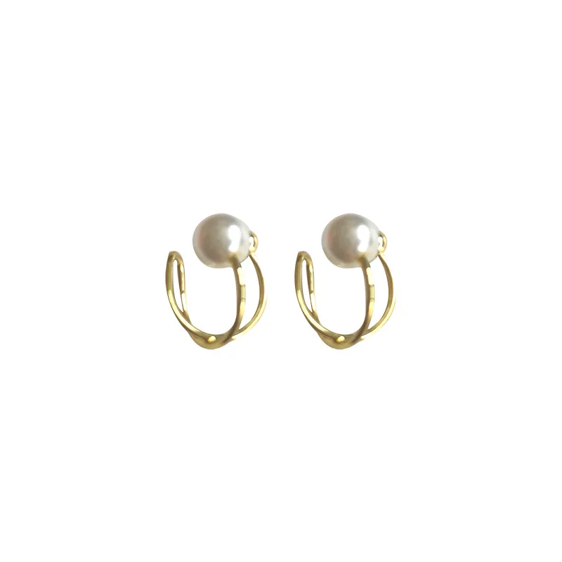 Non-Piercing Ear Clip Earrings Women's High-Grade Super Fairy Mori Style Special-Interest Design Pearl 2022 New Fashion Jewelry