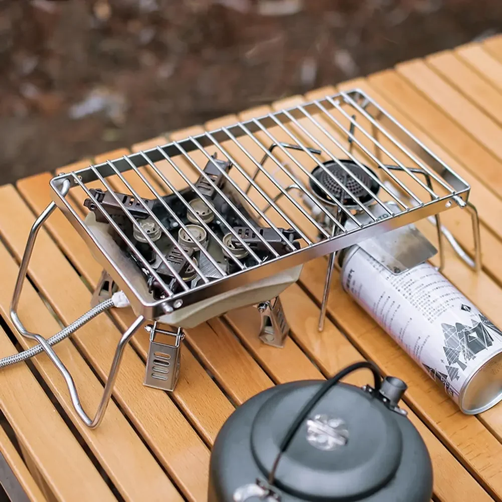 Портативная Складная Подставка для кемпинга барбекю гриля подставка из