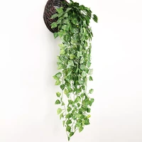 jmt 90cm artificial vine plants hanging ivy green leaves garland radish seaweed grape fake flowers home garden wall party decora