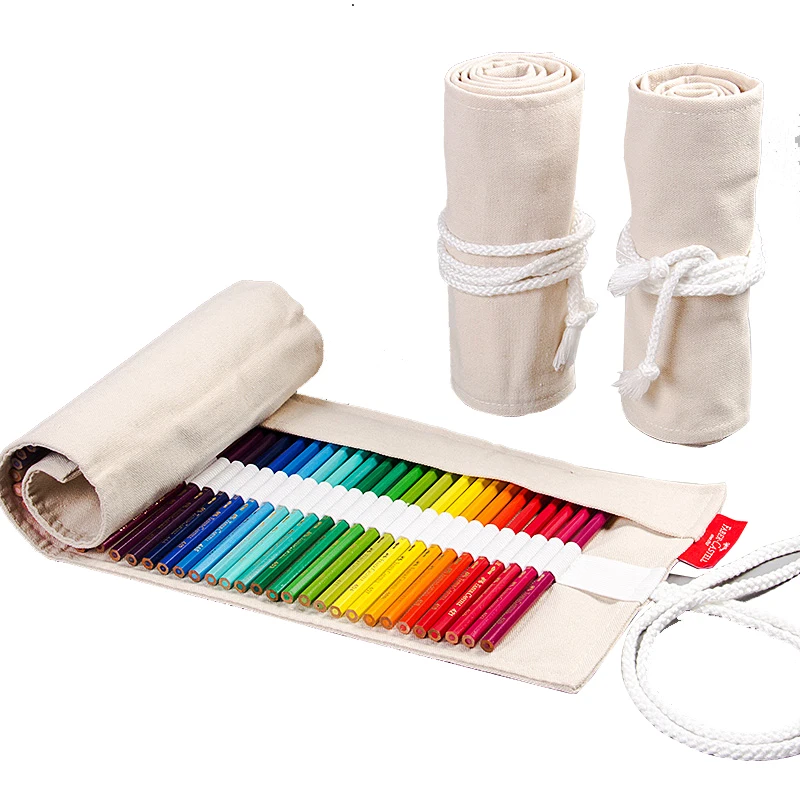 

Art pen color lead pencil bag sketch pencil storage tool large-capacity pen curtain pencil stationery bag fabric pen bag