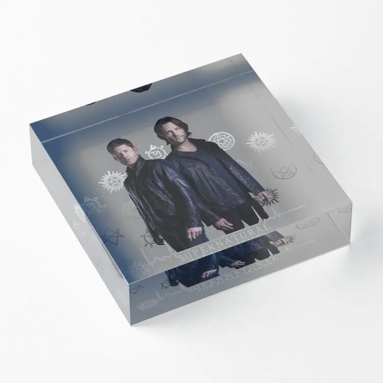 

Supernatural Final Season Acrylic Block Bedroom Family Print Fashionable Funny Transparent Home Board Photos Wedding Room Pad