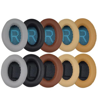 Купи Replacement Pillow Cushion Earpads Ear Pads Cover QC35 QC25 QC15 AE2 Headphone Memory Foam Ear Pads за 239 рублей в магазине AliExpress