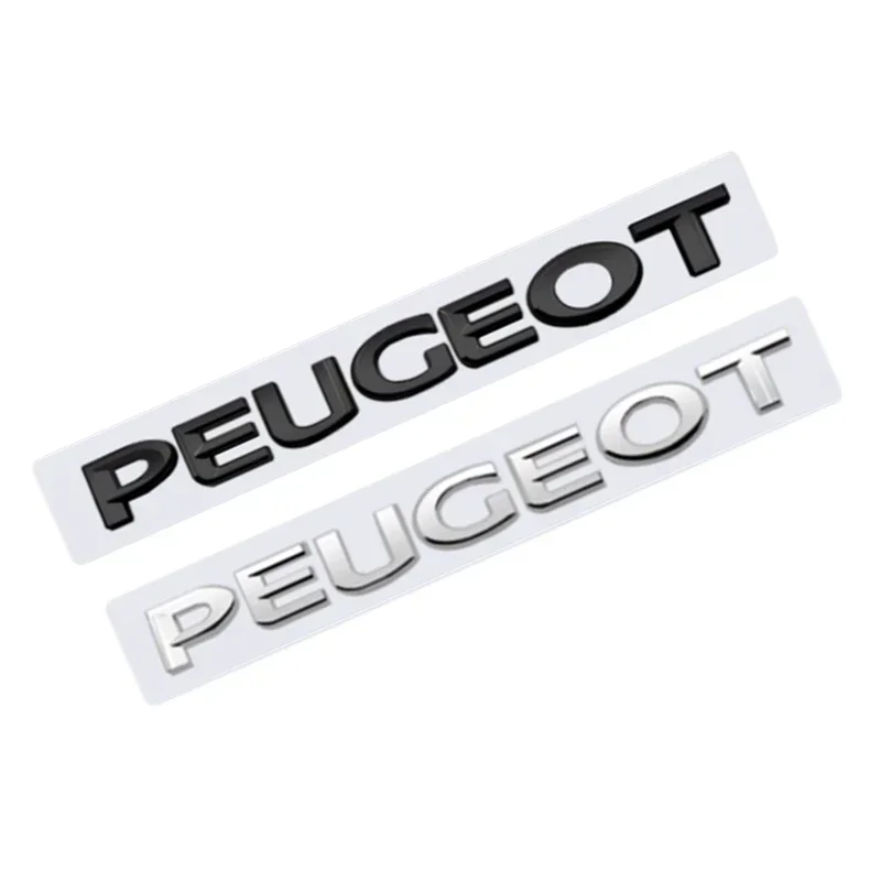 Фото Автомобильная эмблема из АБС-пластика, наклейка на задний багажник для Peugeot 308 408 2008 206 208 307 3008 406 407 207 4007 4008 301 5008 Letter, аксессуары №3