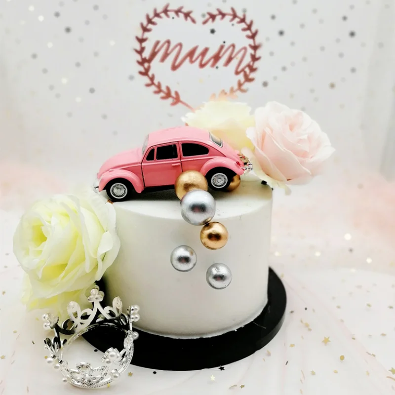 Ретро Классическая модель автомобиля двойная дверь жук литье под давлением