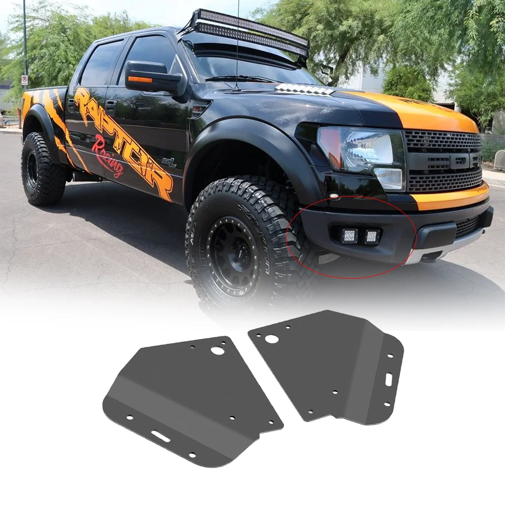 

Car Accessories Front Hidden Bumper 3" LED Cube Work Light Fog light Mounting Brackets Kit For Ford F150 Raptor 2010-2016