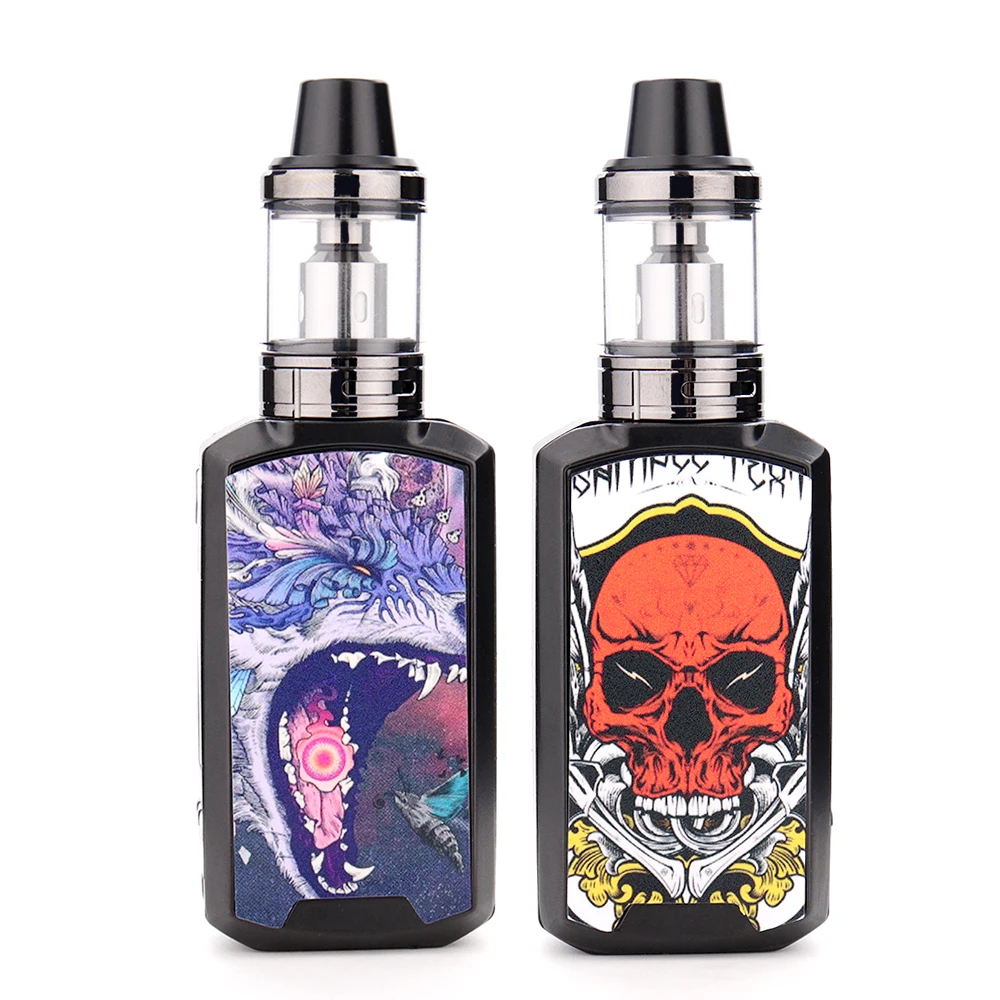 

Электронная сигарета Vaper 80 Вт коробка мод комплект катушки OLED 2,5 мл бак 2200 мАч встроенный Battey перезаряжаемые Vaper наборы с наклейкой