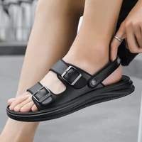 mens sandals outdoor summer genuine leather sandals men outdoor casual lightweight sandal fashion men sneakers