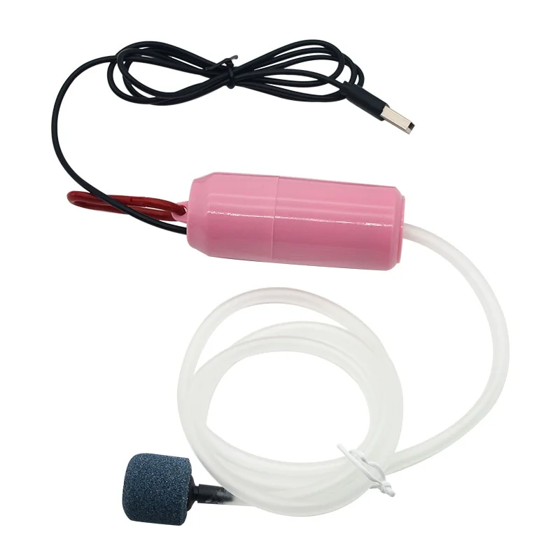 Аквариумный кислородный воздушный насос аквариумный бесшумный компрессор USB
