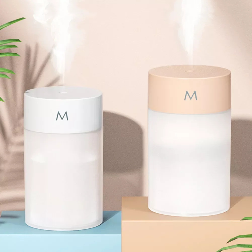 

260ML Air Humidifier Ultrasonic Mini Aromatherapy Diffuser Portable Sprayer USB Essential Oil Atomizer LED Lamp for Home Car