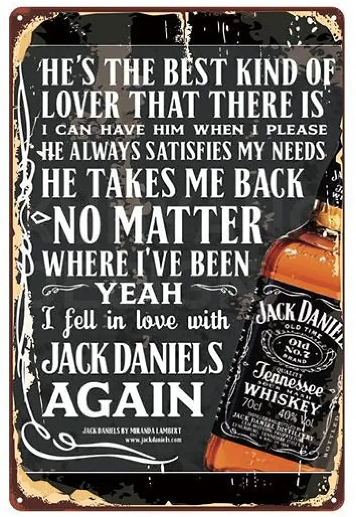 

Whiskey Style Vintage Tin Signs Retro Metal Tin Sign Pub Bar Wall Decor Whiskey