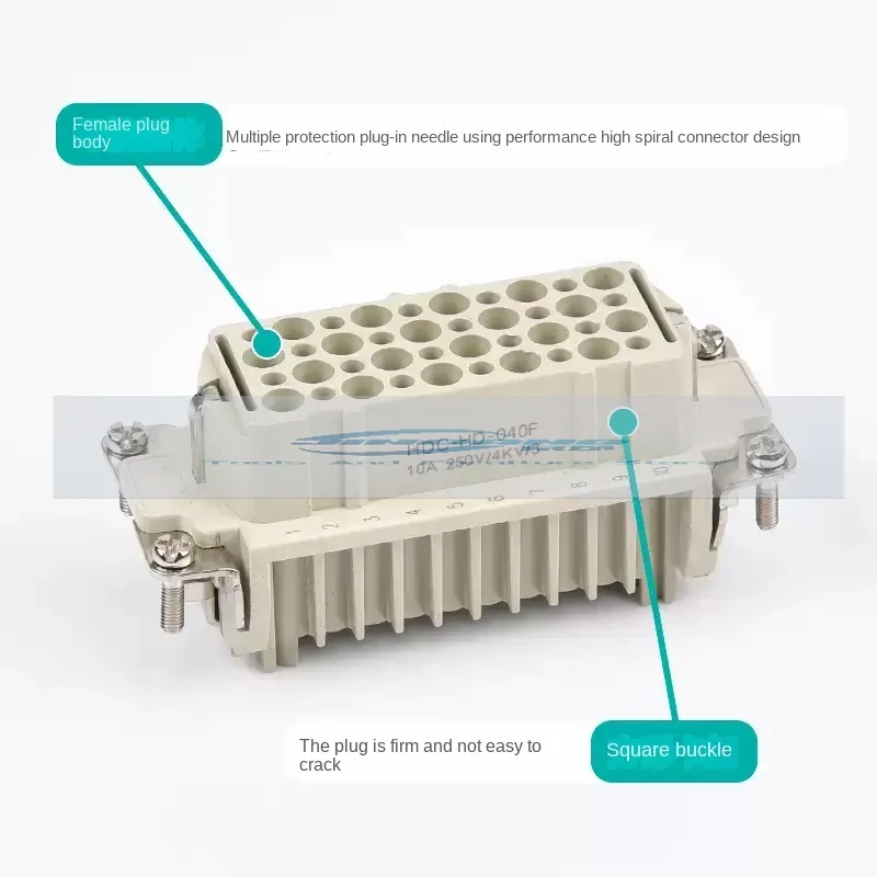 Соединитель кронштейна робота EUROMAP67 50-pin для литья под давлением 50-жильный евро