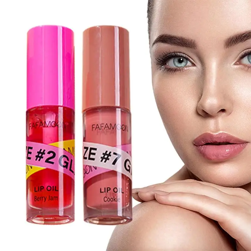 

Natural Lip Plumping Liquid Lip Gloss Partial Pearl Light Shining Moisturizing Temperature Control Color Changing Lip Oil