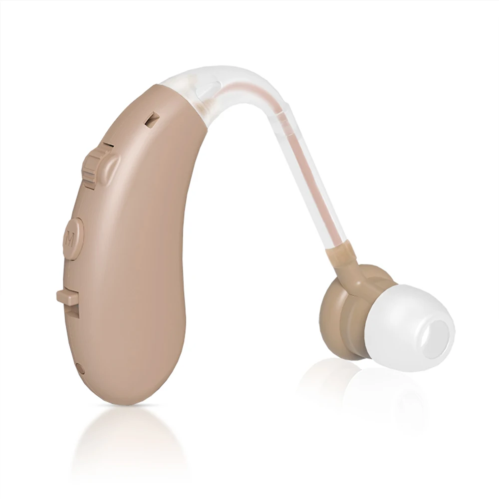 

Mini Rechargeable Hearing Aid Digital BTE Hearing Aids Adjustable Tone Sound Amplifier Portable Deaf Elderly digital Hearing Aid