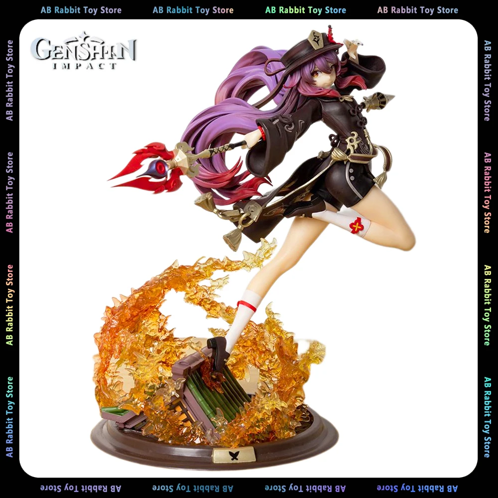 Аниме-фигурка Hutao Genshin Impact, 28 см, кавайная фигурка Ху Тао, милая модель детской модели, коллекционная настольная декоративная игрушка, подарки