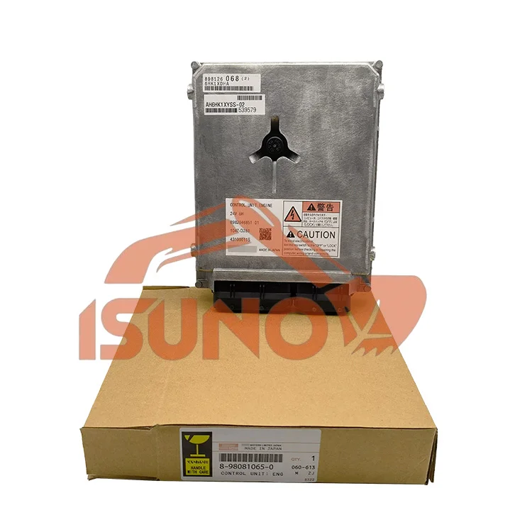 ISUNO 8-98081065-0 8980810650 блок контроллера Процессора двигателя для экскаватора ZX350-3 6HK1